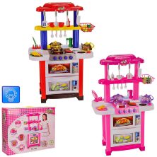 Дитячий ігровий набір Інтерактивна КУХНЯ 768A/B зі світловими звуковими ефектами + тече вода/ з аксесуарами