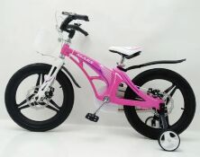 Велосипед дитячий двоколісний MARS-20 Pink рожевый дискові гальма колеса 20 дюймів