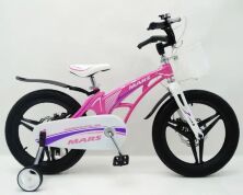 Велосипед дитячий двоколісний MARS-20 Pink рожевый дискові гальма колеса 20 дюймів