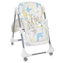 Дитячий класичний стільчик для годування Bambi  M 3233L Freedom / пташки білий