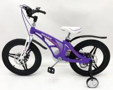 Велосипед дитячий двоколісний MARS-18 Lilok дискові гальма колеса 18 дюймів фіолетовий