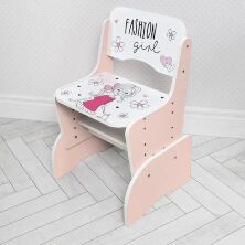 Дитяча парта растишка Bambi B 2071-20 Париж рожевий