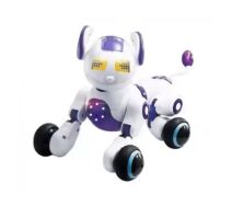 Інтерактивне тварина Собака на р/у 777-603 Сенсорна Реагує на руку На радіоуправлінні. Біла**