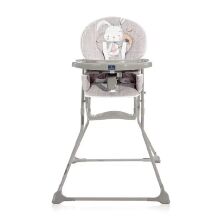 Стільчик для годування дитячий Lorelli (Bertoni) Cookie Grey Rabbits Сірий "Кролики" для хлопчика і дівчинки