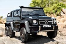 Дитячий Електромобіль Джип Mercedes AMG G63 ABL-1801 4 мотори Micro-SD, USB, MP3 Білий