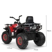 Дитячий електромобіль квадроцикл Bambi M 4081EBLRS-3 з пультом управління / фарбований Червоний з Павутиною***