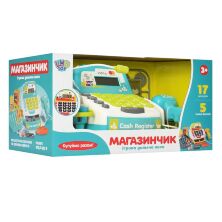Дитячий ігровий набір Касовий Апарат зі сканером та калькулятором LIMO TOY M 4391 I UA звук (український) світло