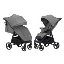 Дитяча коляска прогулянкова CARRELLO Bravo CRL-8512 Frost Grey чохол на ніжки, підсклянник, дощовик