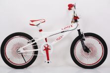 Велосипед дитячий двоколісний BMX-20 Білий колеса 20 дюймів рама алюміній