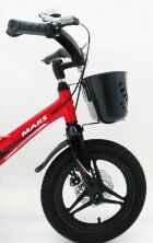 Дитячий двоколісний велосипед MARS-2 Evolution колеса 14 дюймів магнезиевая рама червоний