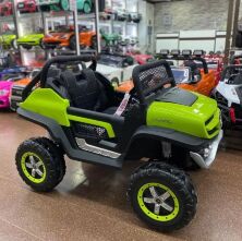 Дитячий двомісний електромобіль BAMBI Джип Мерседес 4WD M 4133EBLR-5 зелене **