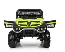 Дитячий двомісний електромобіль BAMBI Джип Мерседес 4WD M 4133EBLR-5 зелене **