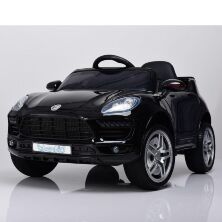 Дитячий одномісний електромобіль Джип машина Bambi Racer M 3178EBLRS-2 Porsche Macan / чорний автопокраска