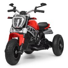 Дитячий електромобіль мотоцикл трицикл Bambi Racer M 4008AL-3 Ducati на надувних колесах / червоний**
