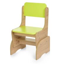 Дитяча парта зі стільчиком растишка Bambi F 2071A-1 дерево + лайм**