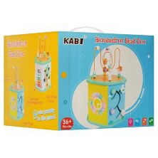 Дерев'яна Розвиваюча іграшка Логічна MD 2555 Бизиборд Ксилофон Лабіринт Рахунки Сортер ін**