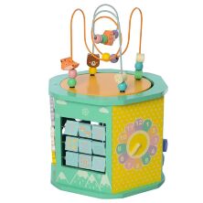 Дерев'яна Розвиваюча іграшка Логічна MD 2555 Бизиборд Ксилофон Лабіринт Рахунки Сортер ін**