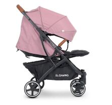 Дитяча прогулянкова коляска El Camino ME 1090-1 LOONA Blush Rose / рама алюмін.-+я/з дощовиком і сіткою**