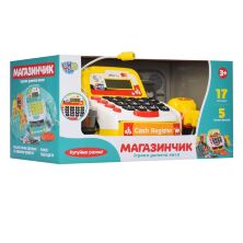 Дитячий ігровий набір Касовий Апарат зі сканером та калькулятором LIMO TOY M 4392 I UA звук (український) світло