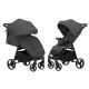 Дитяча коляска прогулянкова CARRELLO Bravo CRL-8512 Lunar Grey чохол на ніжки, підсклянник, дощовик