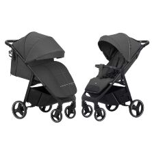 Дитяча коляска прогулянкова CARRELLO Bravo CRL-8512 Lunar Grey чохол на ніжки, підсклянник, дощовик