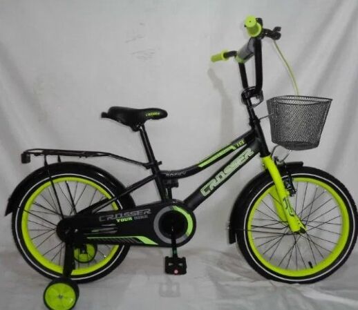 Дитячий двоколісний велосипед Crosser Rocky салатовий 20 дюймів**