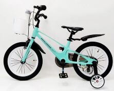 Велосипед дитячий двоколісний ROYAL VOYAGE 16-SHADOW колеса 16 дюймів Магнієва рама біло-золотий