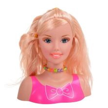 Лялька-манекен голова для зачісок для дівчинки LIMO TOY 198 косметика заколочки резиночки