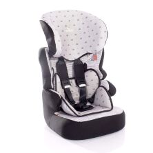 Дитяче автокрісло-бустер Lorelli (Bertoni) X-Drive Plus Grey Crowns 9-36 кг сіре