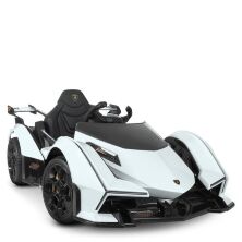 Дитячий одномісний електромобіль Легкова Спортивна Машина Lamborghini M 4633EBLR-1 Спорткар білий**