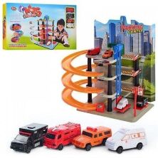 Ігровий набір 0848 Гараж 4 ярусу**