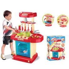 Дитячий ігровий набір Кухня велика 008-58A звук, світло плита, духовка, посуд на батарейках **
