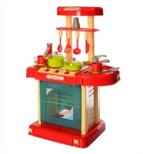 Дитячий ігровий набір Кухня велика 008-58A звук, світло плита, духовка, посуд на батарейках **
