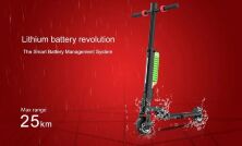 Складаний електросамокат E-Scooter HX X6 Black чорний