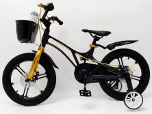 Велосипед дитячий двоколісний 16-GALAXY White колеса 16 дюймів дискові гальма рама магній білий