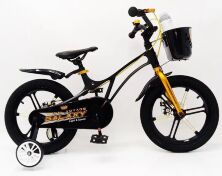 Велосипед дитячий двоколісний 16-GALAXY White колеса 16 дюймів дискові гальма рама магній білий