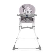 Стільчик для годування дитячий Lorelli (Bertoni) Cookie Grey Rabbits Сірий "Кролики" для хлопчика і дівчинки
