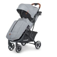 Дитяча прогулянкова коляска El Camino ME 1090-1 LOONA Quiet Gray/Рама алюмінієва/з дощовиком і сіткою**