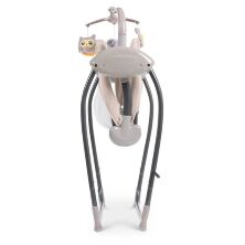 Дитяча електрокачель-шезлонг Гойдалка PD-A032-13 Закачуючий центр з 12 мелодіями / бежевий