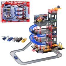 Дитячий гараж-паркінг 92128A з машинками, вертольотиком та ліфтом