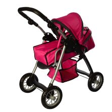 Коляска-трансформер для ляльок Melogo залізна 9388 висота 79 см люлька-переноска