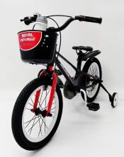 Велосипед дитячий двоколісний ROYAL VOYAGE 16-SHADOW колеса 16 дюймів Магнієва рама чорно-червоний