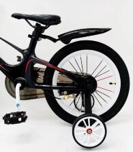 Велосипед дитячий двоколісний ROYAL VOYAGE 16-SHADOW колеса 16 дюймів Магнієва рама чорно-червоний