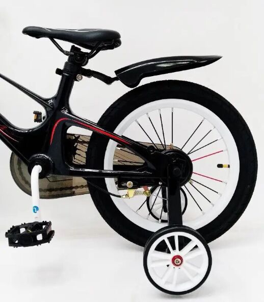 Велосипед дитячий двоколісний ROYAL VOYAGE 16-SHADOW колеса 16 дюймів Магнієва рама чорно-червоний