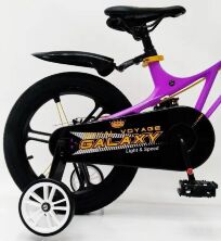 Велосипед дитячий двоколісний 16-GALAXY Violet колеса 16 дюймів дискові гальма рама магній фіолетовий
