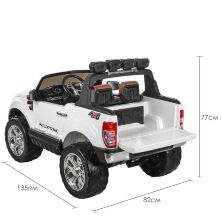 Дитячий електромобіль Ford Ranger M 3573(MP4)EBLR-1 з м'яким сидінням білий **