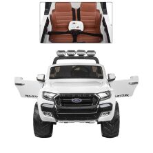 Дитячий електромобіль Ford Ranger M 3573(MP4)EBLR-1 з м'яким сидінням білий **