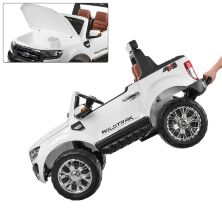 Дитячий електромобіль Ford Ranger M 3573(MP4)EBLR-1 з м'яким сидінням білий **