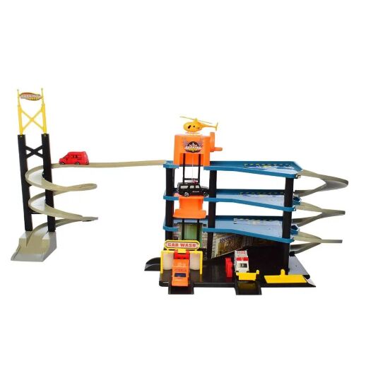 Гра гараж мега парковка паркінг для машин LIMO TOY 0847 чотириповерховий