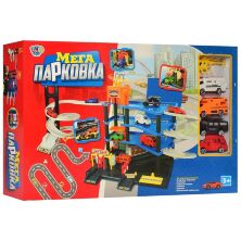Гра гараж мега парковка паркінг для машин LIMO TOY 0847 чотириповерховий